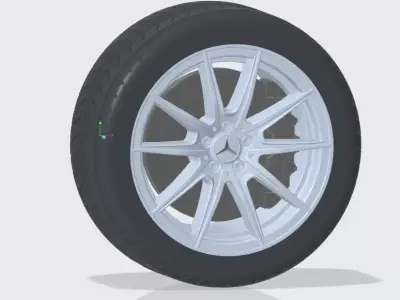 Tire Mercedes benz   3D print model