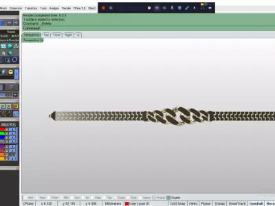 Light Wieght Bracelet 8 gr 3D print model