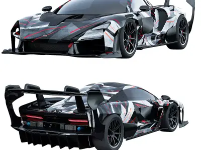 Mclaren Senna GTR 3D model