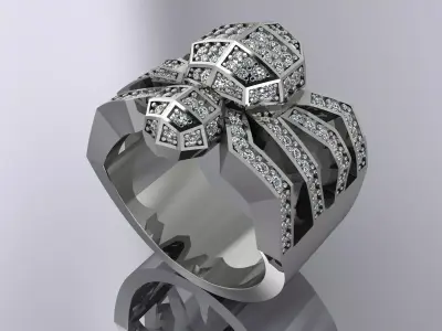 Spider Ring Brand Gold Silver Jewlery 3D print model