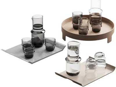 271 dishes decor set 13 NM Unda by Design House Stockholm 3D model