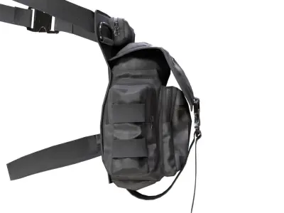 Military Bag 4 - All MH Bodies - UE5 Skeletons - Rigged Low-poly 3D model