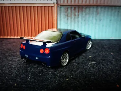 STURMKIND SKYLINE R34 3D print model