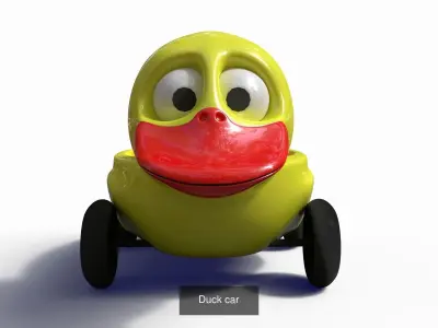 Cartoon cars 3D Model Pack