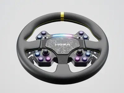 MOZA RS V2 STEERING WHEEL 3D model