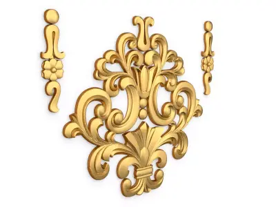 carved classic decorative ornament cnc 3d printing stl 45 3D print model