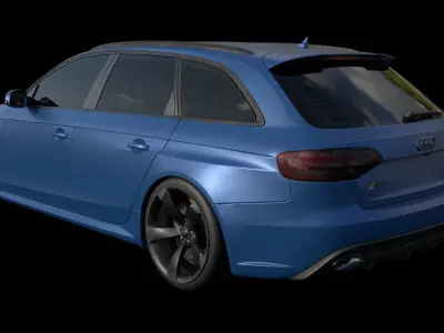 Audi RS 4 B8 3D model