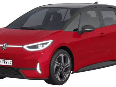 Volkswagen ID3 GTX 2024 3D model