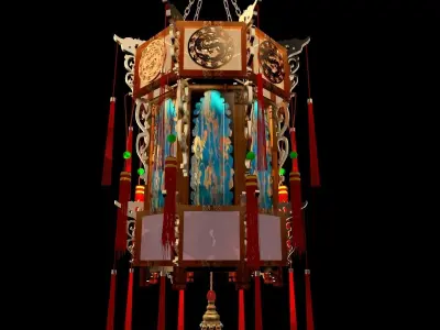 Chinese Palace Lantern 3D model