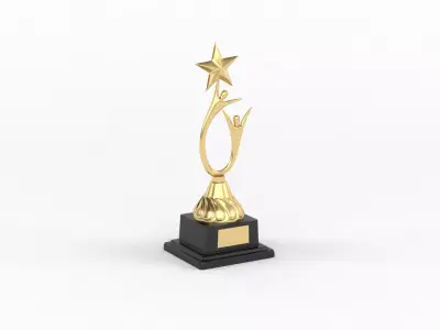 Trophy Cup Collection 3D model 13