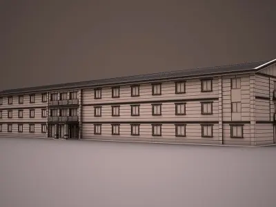 PREFABRICATED BUILDING 6 3D model