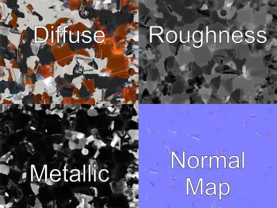 Elegant Vintage Sedan Luxury 1940s Design model pack Low-poly 3D model