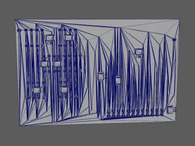 PBC chip Low-poly 3D model