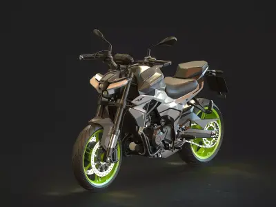 Base model Benelli Tornado Naked Twin 500 2024  3D model