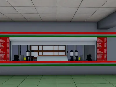 Basketball Arena 3D model