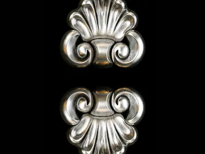 Classic carved 077 3D model