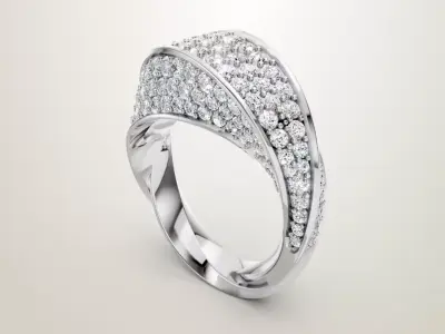 Cartier ring 3D print model