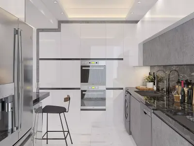 kitchen design 3D model