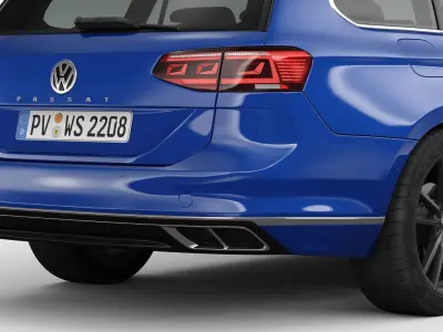 Volkswagen Passat Variant 2020 3D model