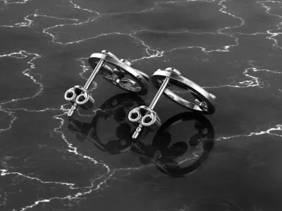 Jewelry Earring 3D print model