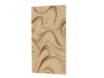 decor set wall panel wall relief mural CNC 30 3D model