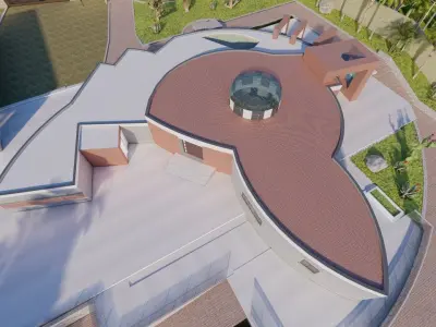 Casa Scene-villa-modern house-Dolfin villa 3D model