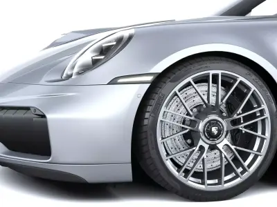 Porsche 911 Turbo S Cabrio 2026 3D model