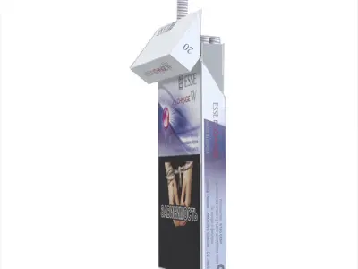 Cigarettes Pack Esse Exchange W Low-poly 3D model