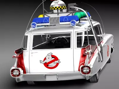 ECTO-1 Ghostbusters 1959 3D model