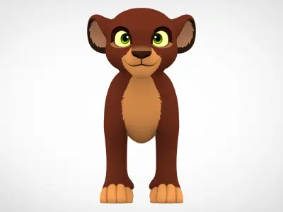 Kahawia Cub 3D model