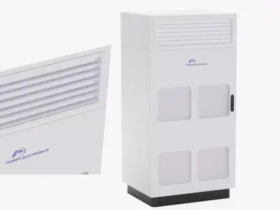 Power Electronics NB 180 EV Dispenser Charging Station 3D model