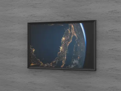 Poster Frame Archviz  3D model