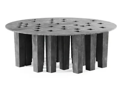 Oliver Gustav round coffee table 3D model