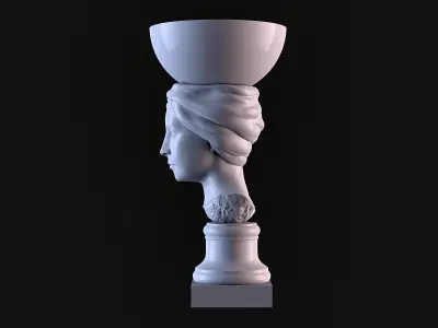 Head Statue 3D print model