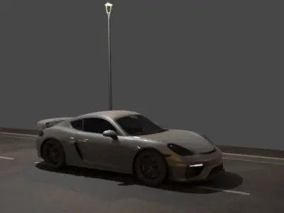 Porche Car racing  3D model
