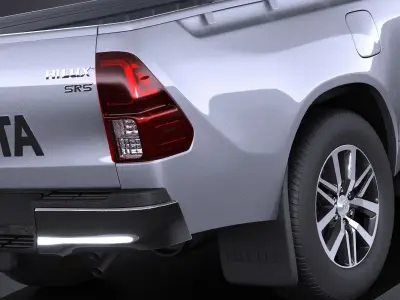 Toyota Hilux Regular Cab 2016 3D model