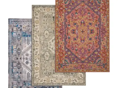 Rug Set 2039 3D model