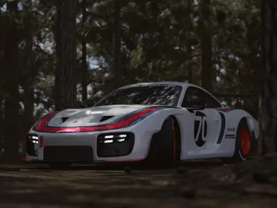 2020 Porsche 935 - DMAX Designs 3D model