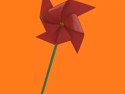 pinwheel 3D model