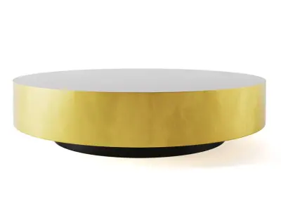 RH MOORE ROUND COFFEE TABLE 3D model
