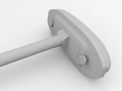 Curling Broom 3D model