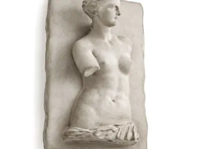 Venus wall relief 3D model