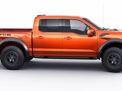 Performance Pick-up F-150 2021 Raptor 3D model