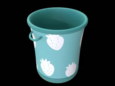 Basket  Low Poly 3D Model 3D model