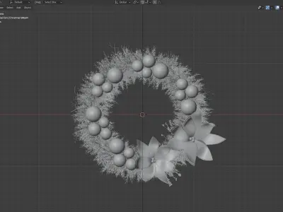 Christmas Wreath 3D model