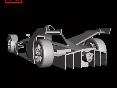 Formula E Gen2 2018 3D print model