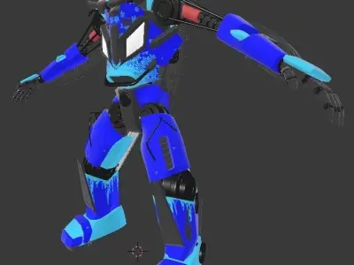 Snowmobile Transformer 3D model Free 3D model