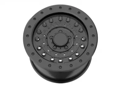 black rhino wheel rim model 3D print model purchase