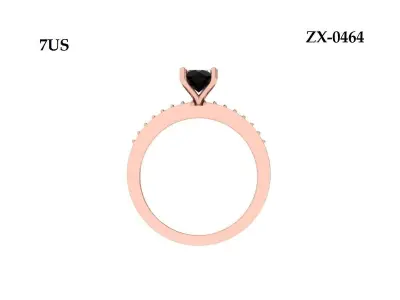 Wedding Ring  3D print model 31