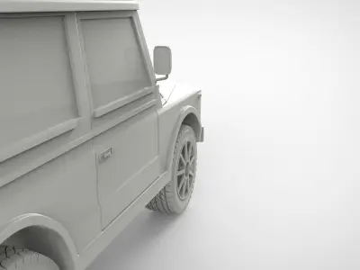 High Poly Car wheel 3D model